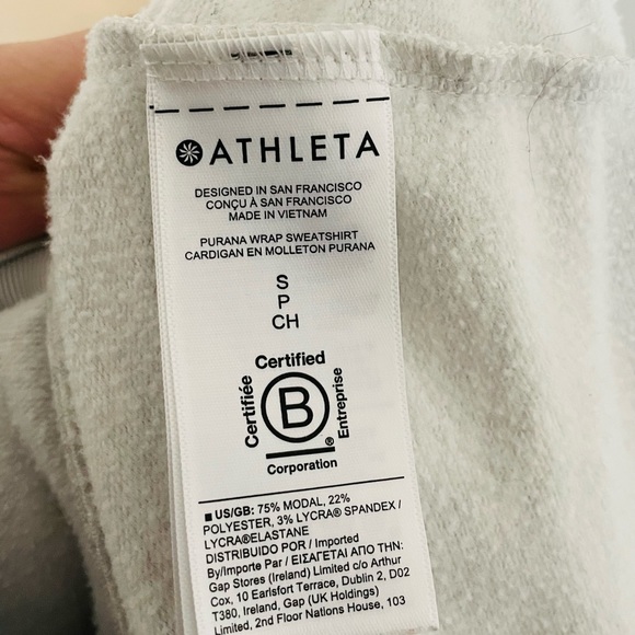 Athleta Purana Wrap Sweatshirt - Picture 9 of 9